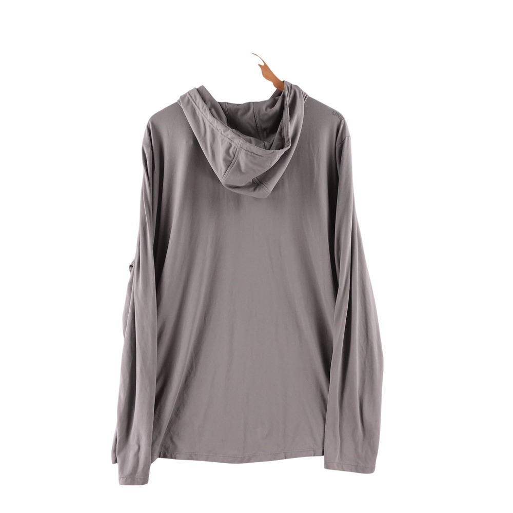 UNRL Mens 2XL Crossover Hoodie Gray Recycled Polyester Spandex Active Pullover - Picture 2 of 7
